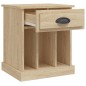 vidaXL Comodino Rovere Sonoma 43x36x50 cm