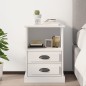 vidaXL Comodino Bianco 43x36x60 cm vidaXL Comodino Bianco 43x36x60 cm