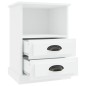 vidaXL Comodino Bianco 43x36x60 cm vidaXL Comodino Bianco 43x36x60 cm