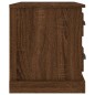 vidaXL Comodino Rovere Marrone 60x39x45 cm vidaXL Comodino Rovere Marrone 60x39x45 cm