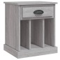 vidaXL Comodino Grigio Sonoma 43x36x50 cm vidaXL Comodino Grigio Sonoma 43x36x50 cm