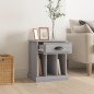 vidaXL Comodino Grigio Sonoma 43x36x50 cm vidaXL Comodino Grigio Sonoma 43x36x50 cm