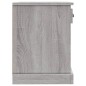 vidaXL Comodino Grigio Sonoma 43x36x50 cm vidaXL Comodino Grigio Sonoma 43x36x50 cm