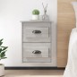 vidaXL Comodino a Parete Grigio Sonoma 41,5x36x53 cm vidaXL Comodino a Parete Grigio Sonoma 41,5x36x53 cm