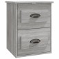 vidaXL Comodino a Parete Grigio Sonoma 41,5x36x53 cm vidaXL Comodino a Parete Grigio Sonoma 41,5x36x53 cm