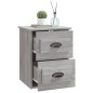 vidaXL Comodino a Parete Grigio Sonoma 41,5x36x53 cm vidaXL Comodino a Parete Grigio Sonoma 41,5x36x53 cm