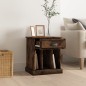 vidaXL Comodino Rovere Fumo 43x36x50 cm vidaXL Comodino Rovere Fumo 43x36x50 cm