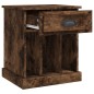 vidaXL Comodino Rovere Fumo 43x36x50 cm vidaXL Comodino Rovere Fumo 43x36x50 cm