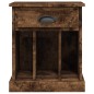 vidaXL Comodino Rovere Fumo 43x36x50 cm vidaXL Comodino Rovere Fumo 43x36x50 cm