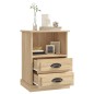 vidaXL Comodini 2 pz Rovere Sonoma 43x36x60 cm