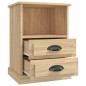vidaXL Comodini 2 pz Rovere Sonoma 43x36x60 cm