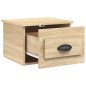 vidaXL Comodino a Parete Rovere Sonoma 41,5x36x28 cm vidaXL Comodino a Parete Rovere Sonoma 41,5x36x28 cm