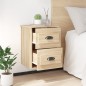 vidaXL Comodino a Parete Rovere Sonoma 41,5x36x53 cm