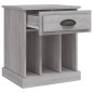 vidaXL Comodini 2 pz Grigio Sonoma 43x36x50 cm vidaXL Comodini 2 pz Grigio Sonoma 43x36x50 cm