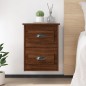 vidaXL Comodino a Parete Rovere Marrone 41,5x36x53 cm vidaXL Comodino a Parete Rovere Marrone 41,5x36x53 cm