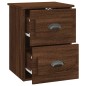 vidaXL Comodino a Parete Rovere Marrone 41,5x36x53 cm vidaXL Comodino a Parete Rovere Marrone 41,5x36x53 cm