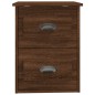 vidaXL Comodino a Parete Rovere Marrone 41,5x36x53 cm vidaXL Comodino a Parete Rovere Marrone 41,5x36x53 cm