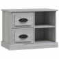 vidaXL Comodino Grigio Sonoma 60x35,5x45 cm