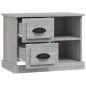 vidaXL Comodino Grigio Sonoma 60x35,5x45 cm