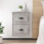 vidaXL Comodino a Parete Grigio Cemento 41,5x36x53 cm vidaXL Comodino a Parete Grigio Cemento 41,5x36x53 cm