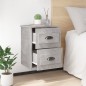 vidaXL Comodino a Parete Grigio Cemento 41,5x36x53 cm vidaXL Comodino a Parete Grigio Cemento 41,5x36x53 cm