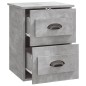 vidaXL Comodino a Parete Grigio Cemento 41,5x36x53 cm vidaXL Comodino a Parete Grigio Cemento 41,5x36x53 cm