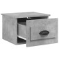 vidaXL Comodini a Parete 2 pz Grigio Cemento 41,5x36x28 cm vidaXL Comodini a Parete 2 pz Grigio Cemento 41,5x36x28 cm