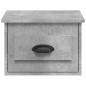 vidaXL Comodini a Parete 2 pz Grigio Cemento 41,5x36x28 cm vidaXL Comodini a Parete 2 pz Grigio Cemento 41,5x36x28 cm