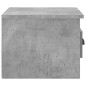 vidaXL Comodini a Parete 2 pz Grigio Cemento 41,5x36x28 cm vidaXL Comodini a Parete 2 pz Grigio Cemento 41,5x36x28 cm
