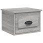 vidaXL Comodino a Parete Grigio Sonoma 41,5x36x28 cm vidaXL Comodino a Parete Grigio Sonoma 41,5x36x28 cm
