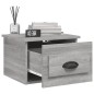 vidaXL Comodino a Parete Grigio Sonoma 41,5x36x28 cm vidaXL Comodino a Parete Grigio Sonoma 41,5x36x28 cm