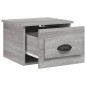 vidaXL Comodino a Parete Grigio Sonoma 41,5x36x28 cm vidaXL Comodino a Parete Grigio Sonoma 41,5x36x28 cm