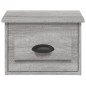 vidaXL Comodino a Parete Grigio Sonoma 41,5x36x28 cm vidaXL Comodino a Parete Grigio Sonoma 41,5x36x28 cm
