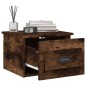 vidaXL Comodino a Parete Rovere Fumo 41,5x36x28 cm vidaXL Comodino a Parete Rovere Fumo 41,5x36x28 cm