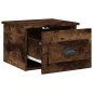 vidaXL Comodino a Parete Rovere Fumo 41,5x36x28 cm vidaXL Comodino a Parete Rovere Fumo 41,5x36x28 cm