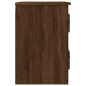 vidaXL Comodini a Parete 2 pz Rovere Marrone 41,5x36x53 cm vidaXL Comodini a Parete 2 pz Rovere Marrone 41,5x36x53 cm