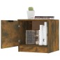 vidaXL Comodino Rovere Fumo 40x39x40 cm vidaXL Comodino Rovere Fumo 40x39x40 cm