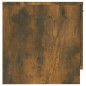 vidaXL Comodino Rovere Fumo 40x39x40 cm vidaXL Comodino Rovere Fumo 40x39x40 cm