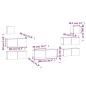 Set Mobili Porta TV 7 pz Rovere Marrone in Legno Multistrato Set Mobili Porta TV 7 pz Rovere Marrone in Legno Multistrato