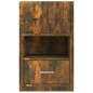 vidaXL Comodino a Muro Rovere Fumo vidaXL Comodino a Muro Rovere Fumo