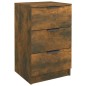 vidaXL Comodino Rovere Fumo 40x36x65 cm vidaXL Comodino Rovere Fumo 40x36x65 cm