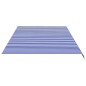 Tessuto di Ricambio per Tenda da Sole Blu e Bianco 6x3,5 m Tessuto di Ricambio per Tenda da Sole Blu e Bianco 6x3,5 m