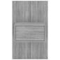 vidaXL Comodino a Muro Grigio Sonoma vidaXL Comodino a Muro Grigio Sonoma