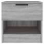 vidaXL Comodini 2pz Grigio Sonoma in Legno Multistrato