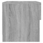 vidaXL Comodini 2pz Grigio Sonoma in Legno Multistrato