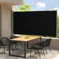 Tenda Laterale Retrattile per Patio 160x300 cm Nera Tenda Laterale Retrattile per Patio 160x300 cm Nera