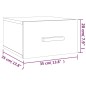 vidaXL Comodini a Muro 2 pz Grigio Sonoma 35x35x20 cm