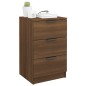 vidaXL Comodino Rovere Marrone 40x36x65 cm vidaXL Comodino Rovere Marrone 40x36x65 cm