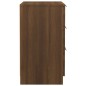 vidaXL Comodino Rovere Marrone 40x36x65 cm vidaXL Comodino Rovere Marrone 40x36x65 cm