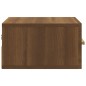 vidaXL Comodino a Muro Rovere Marrone 35x35x20 cm vidaXL Comodino a Muro Rovere Marrone 35x35x20 cm